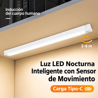 Luz LED Nocturna Inalámbrica con Sensor de Movimiento
